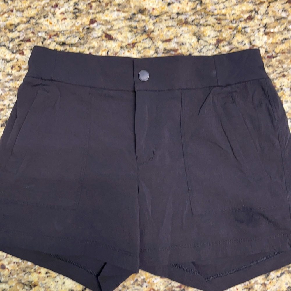 Black Athleta Trekkie Shorts